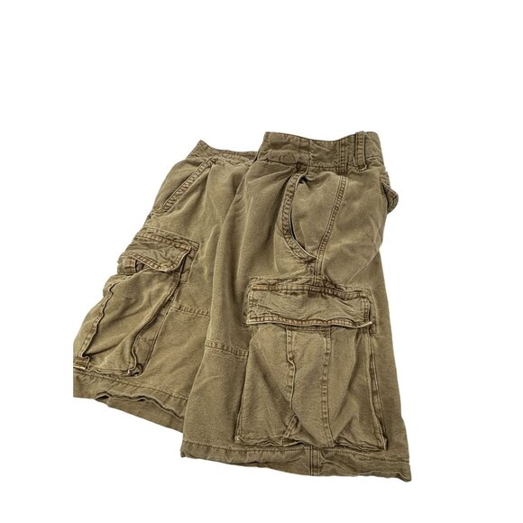 Lucky Brand Cargo Shorts Men's 36 Beige Mulipocket Durable - Picture 3 of 7